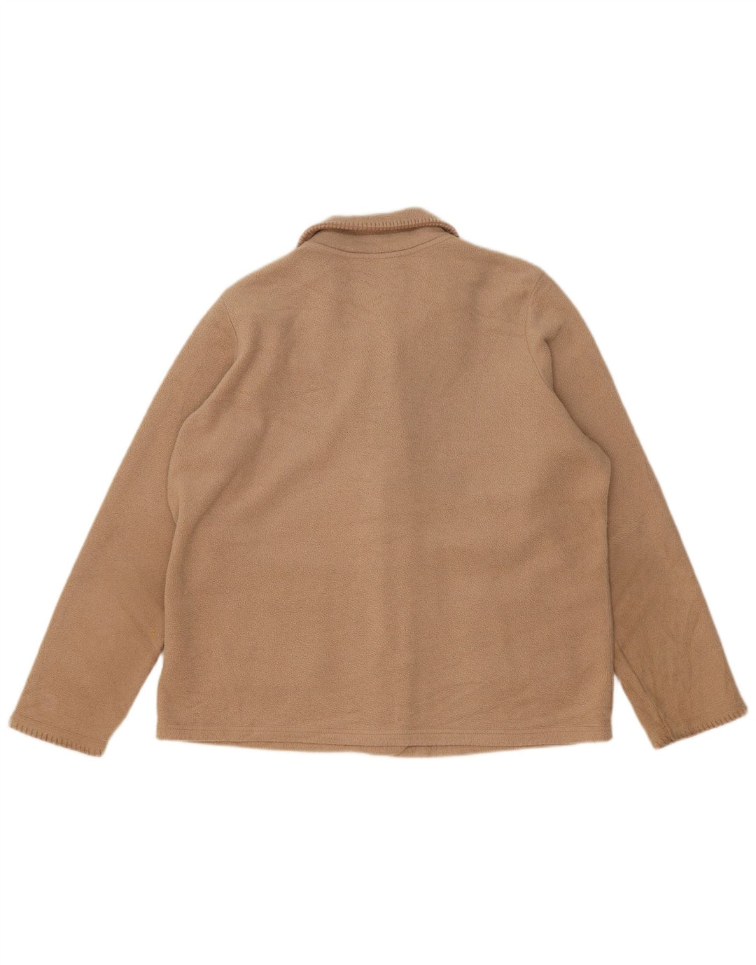 Marks & Spencer Chaqueta polar para mujer UK 46 Grande Poliéster beige