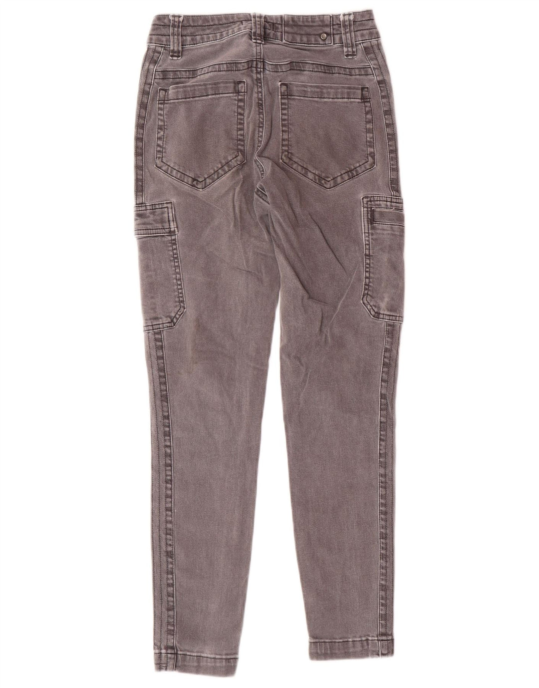 PRANA Jeans ajustados tipo cargo para mujer US 0 XS W24 L26 Algodón gris