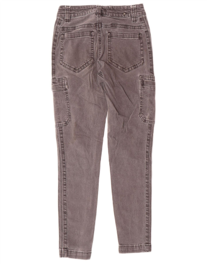 PRANA Jeans ajustados tipo cargo para mujer US 0 XS W24 L26 Algodón gris