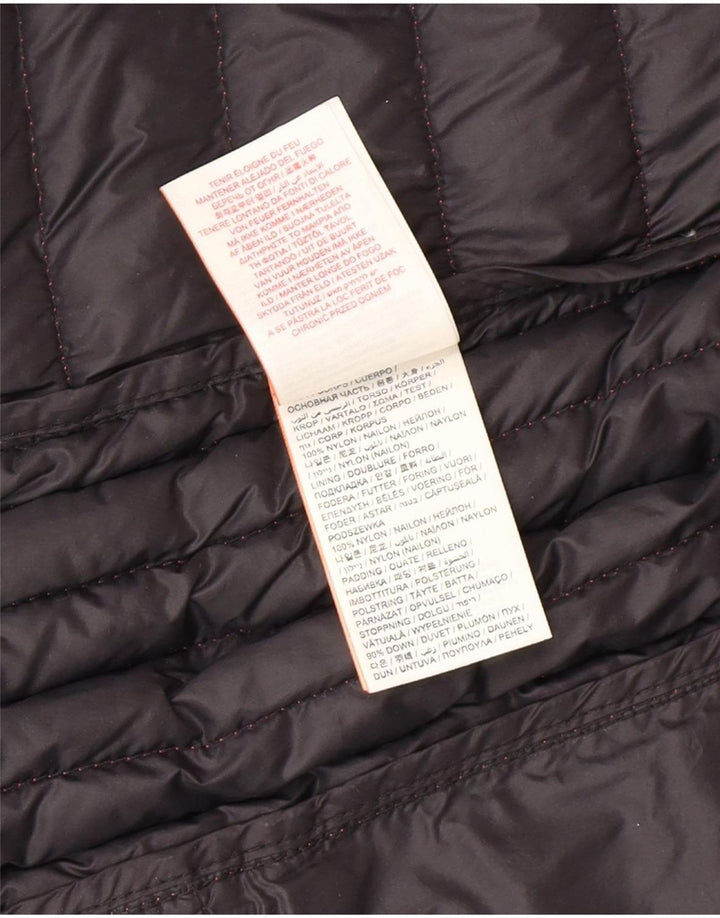 Superdry Mujer Chaqueta Acolchada Con Capucha UK 40 Small Pink Nylon