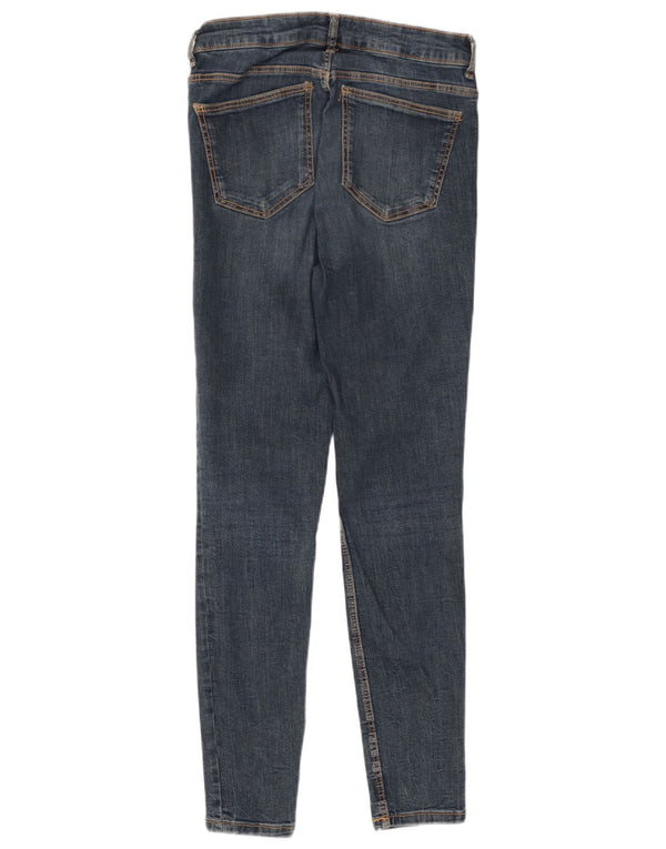 Zara Vaqueros pitillo para mujer EU 38 Small W28 L28 Azul marino