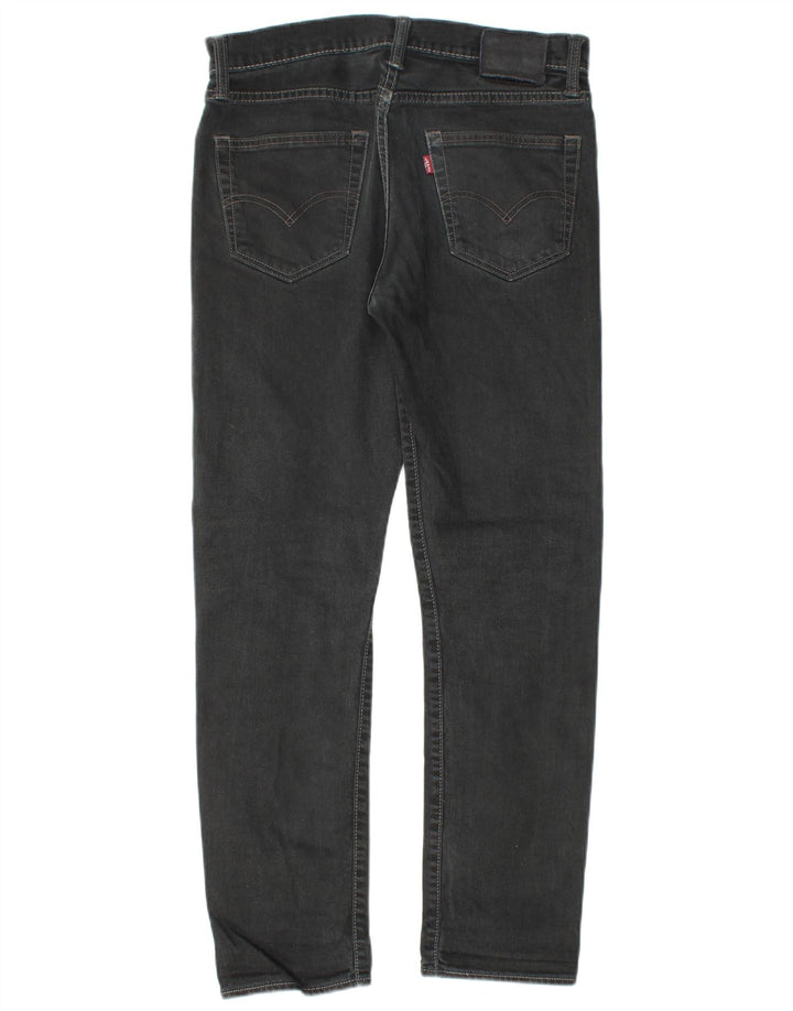LEVI'S Jeans rectos 522 para hombre W30 L28 Algodón negro