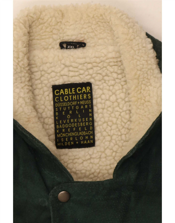 Cable Car Clothiers Chaqueta de piel de oveja para hombre UK 44 2XL Multicolor Fair Isle