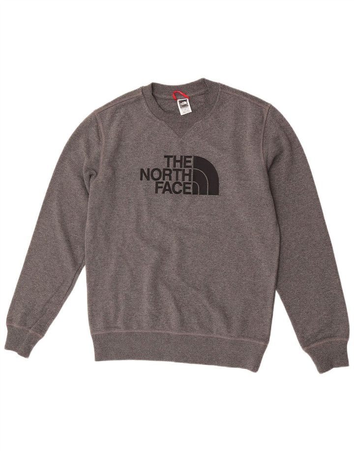 The North Face Sudadera Gráfica Para Hombre Jersey Pequeño De Algodón Con Motivos Grises
