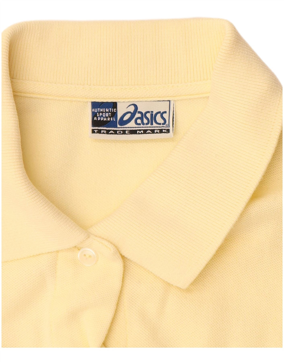 ASICS Camisa de manga corta para mujer UK 44 Grande Amarillo