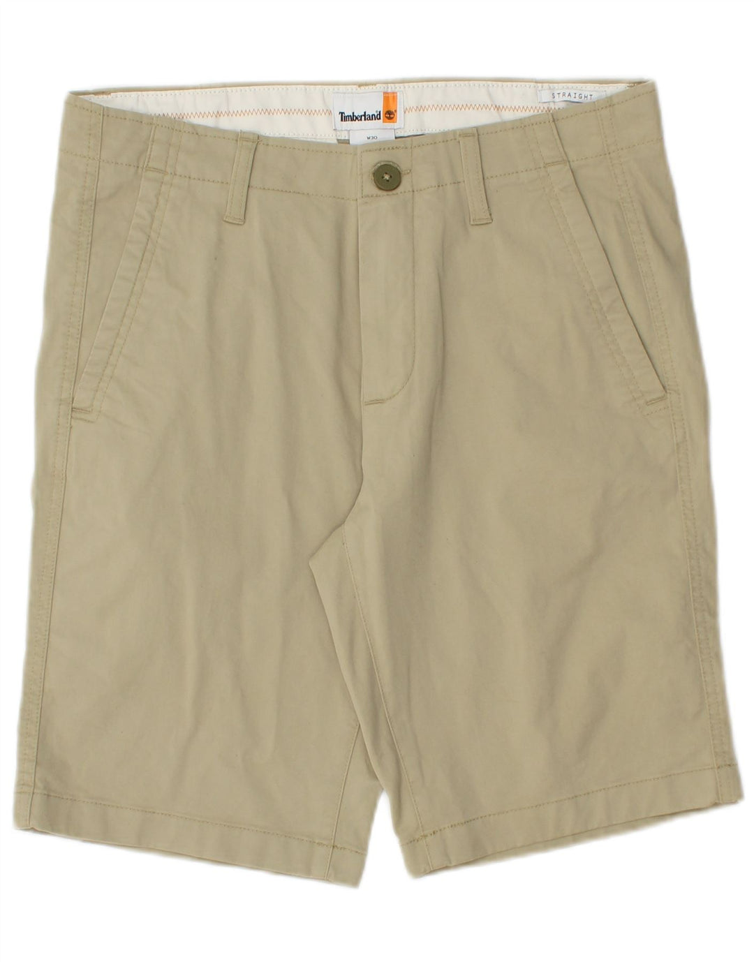 Timberland Pantalones cortos chinos para hombre W30 Algodón verde medio