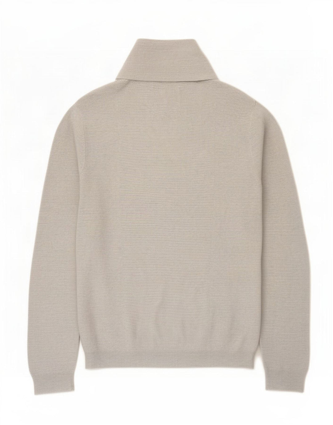 Jules - Jersey con cuello tipo chal para hombre, talla grande, algodón gris