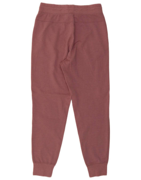 Nike Mujer Crop Chándal Pantalones Joggers UK 10 Small Pink Colourblock