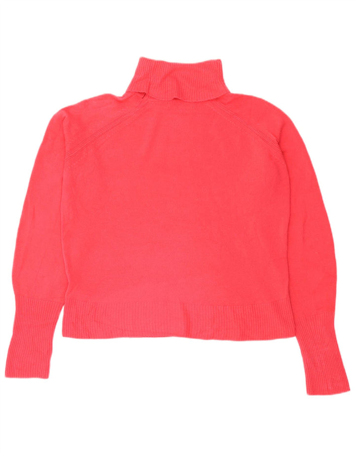 Marks & Spencer Suéter tipo jersey con cuello vuelto para mujer Reino Unido 44 Acrílico rosa mediano