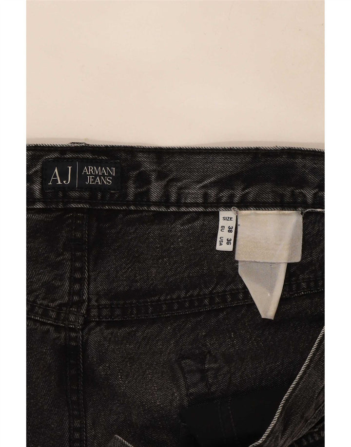 Vaqueros Armani Mujer Rectos W38 L32 Gris