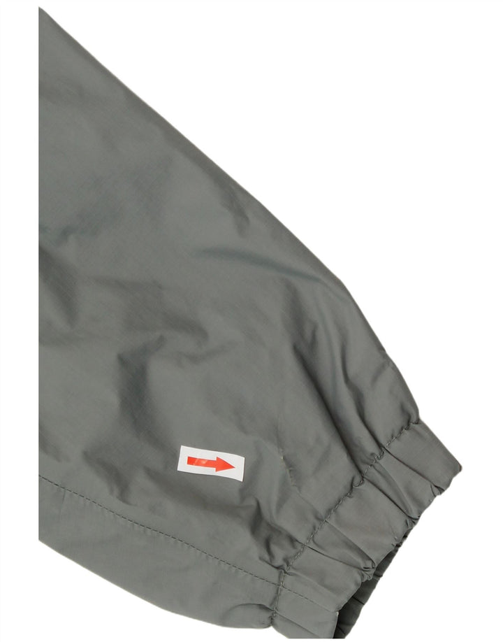 The North Face Chaqueta impermeable con capucha para hombre UK 38 Nylon gris medio