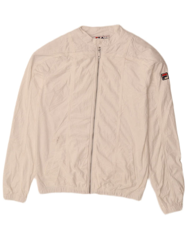 Fila Hombre Chándal Top Chaqueta XS Blanco Poliéster