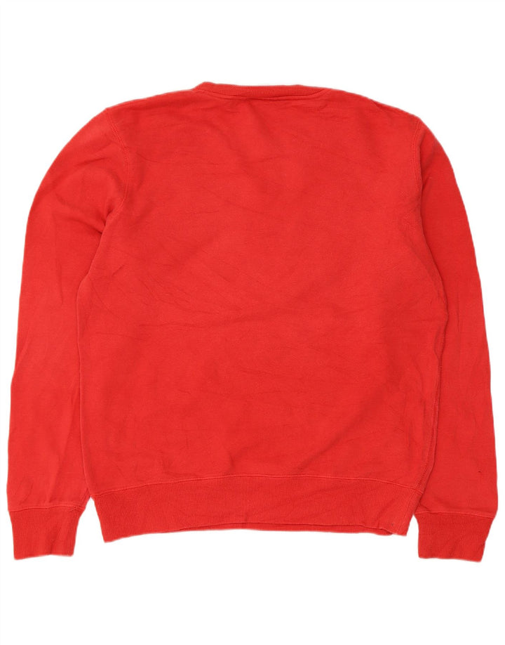 Champion Sudadera Gráfica para Hombre Jersey Pequeño Algodón Rojo