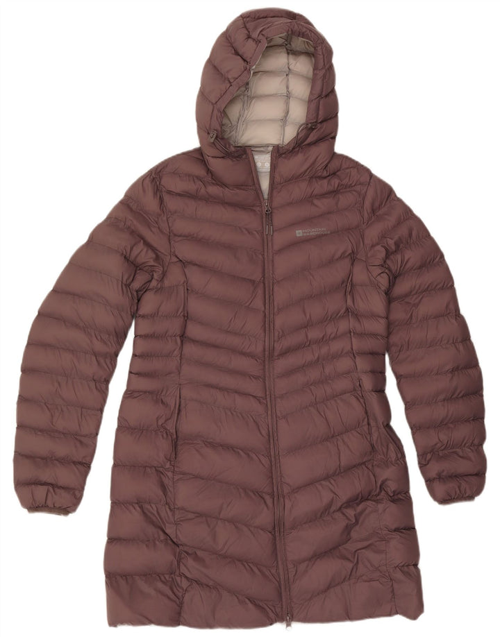 Abrigo acolchado con capucha para mujer Mountain Warehouse UK 44 Poliamida marrón medio