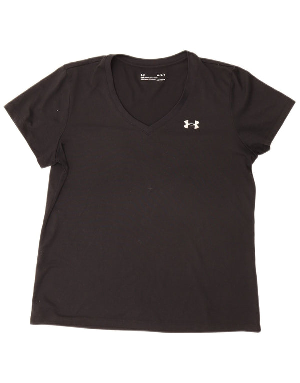 UNDER ARMOUR Camiseta para mujer Top UK 46 Large Black