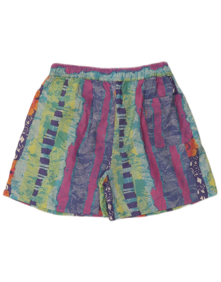 Bañador VINTAGE para hombre de algodón a rayas multicolor mediano