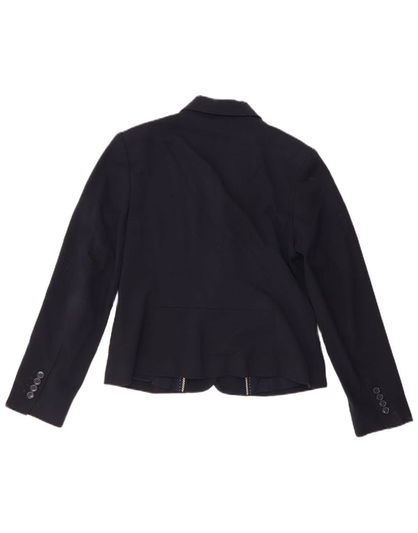 Marks & Spencer Chaqueta Blazer de 2 Botones para Mujer UK 42 Azul Marino Mediano