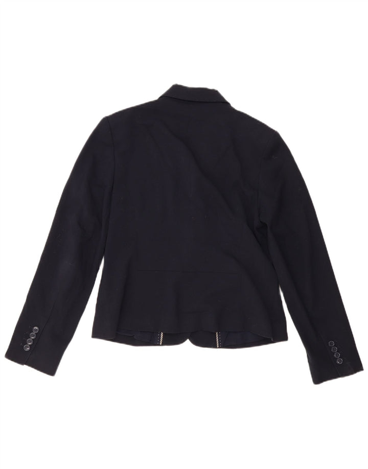 Marks & Spencer Chaqueta Blazer de 2 Botones para Mujer UK 42 Azul Marino Mediano
