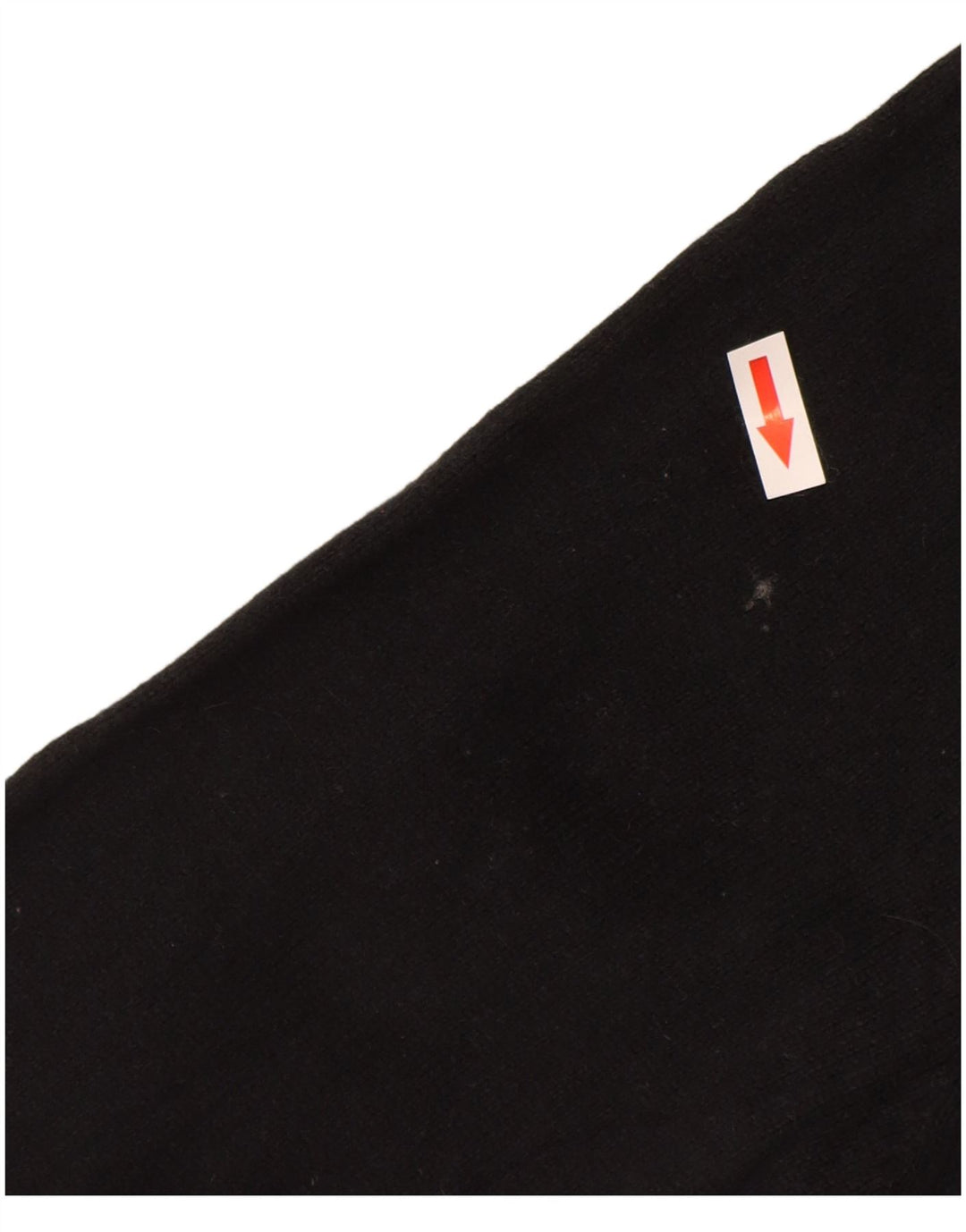 J. Crew Jersey con cuello en V para hombre, talla grande, algodón negro