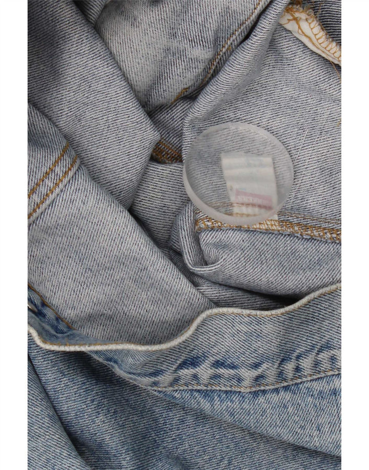 Carrera Chaqueta vaquera desgastada para hombre UK 36 Small Blue Cotton