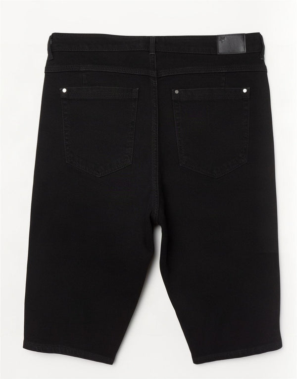 Marks & Spencer Bermudas vaqueras para mujer UK 16 Large W32 Algodón negro