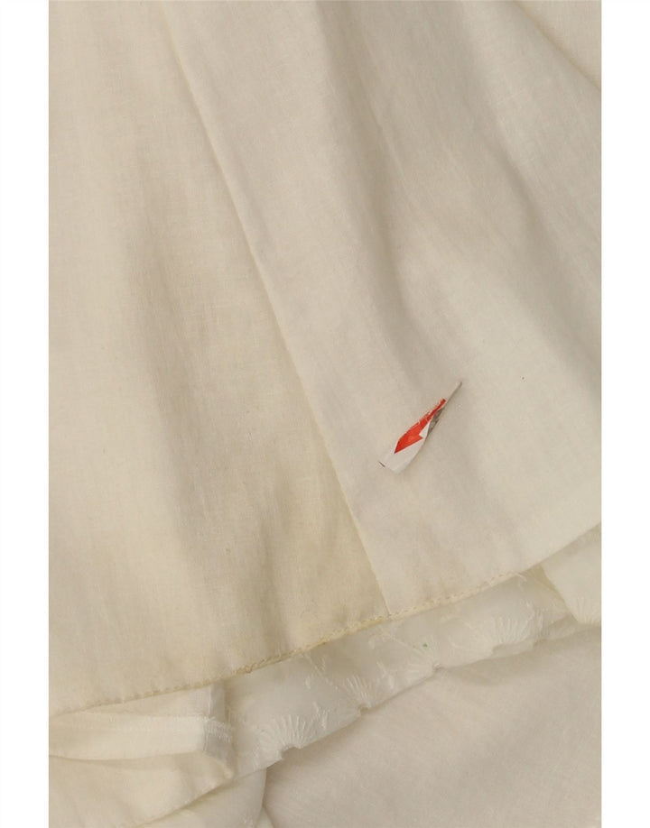 Gerry Weber Falda acampanada para mujer EU 36 Small W26 Algodón blanco