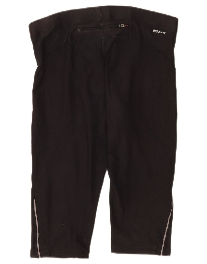Nike - Leggings capri para mujer, talla 40 a 40, poliéster negro mediano