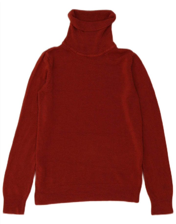 Marks & Spencer Jersey con Cuello Redondo para Mujer UK 8 Small Acrílico Rojo