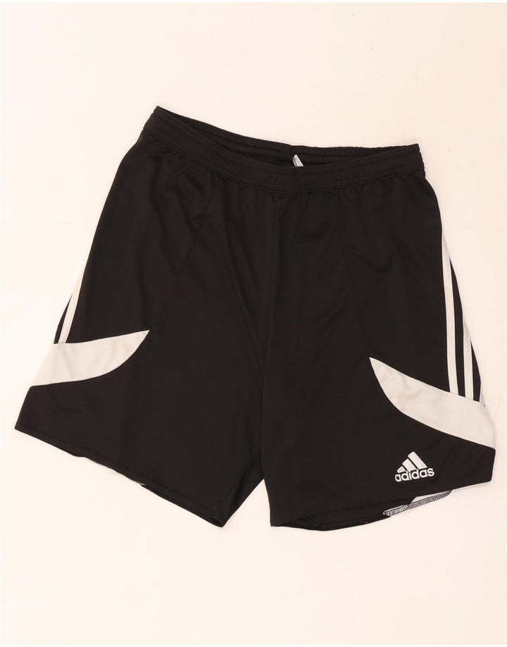 Adidas Mens Climalite Sport Shorts Medio Negro Colorblock Poliéster
