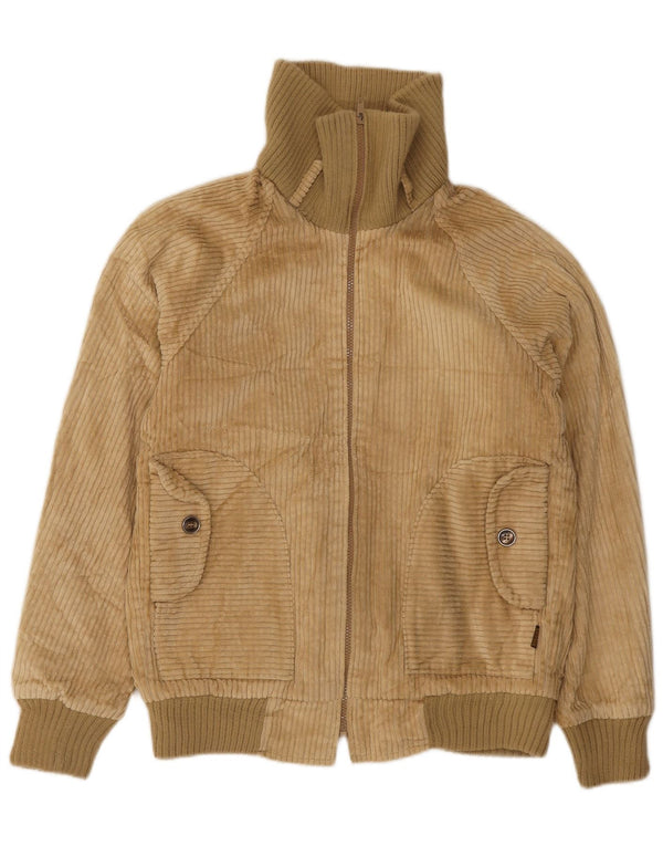 Chaqueta de pana vintage para hombre Reino Unido 38 Beige medio