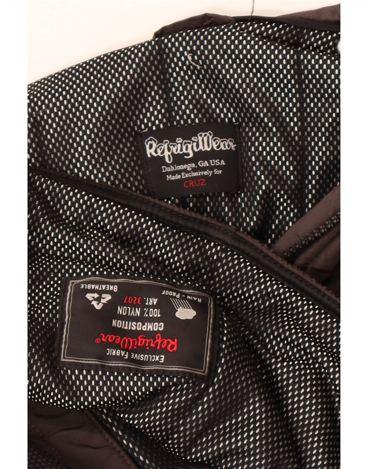 Refrigiwear Abrigo cortavientos Cruz para mujer UK 44 Nylon marrón medio