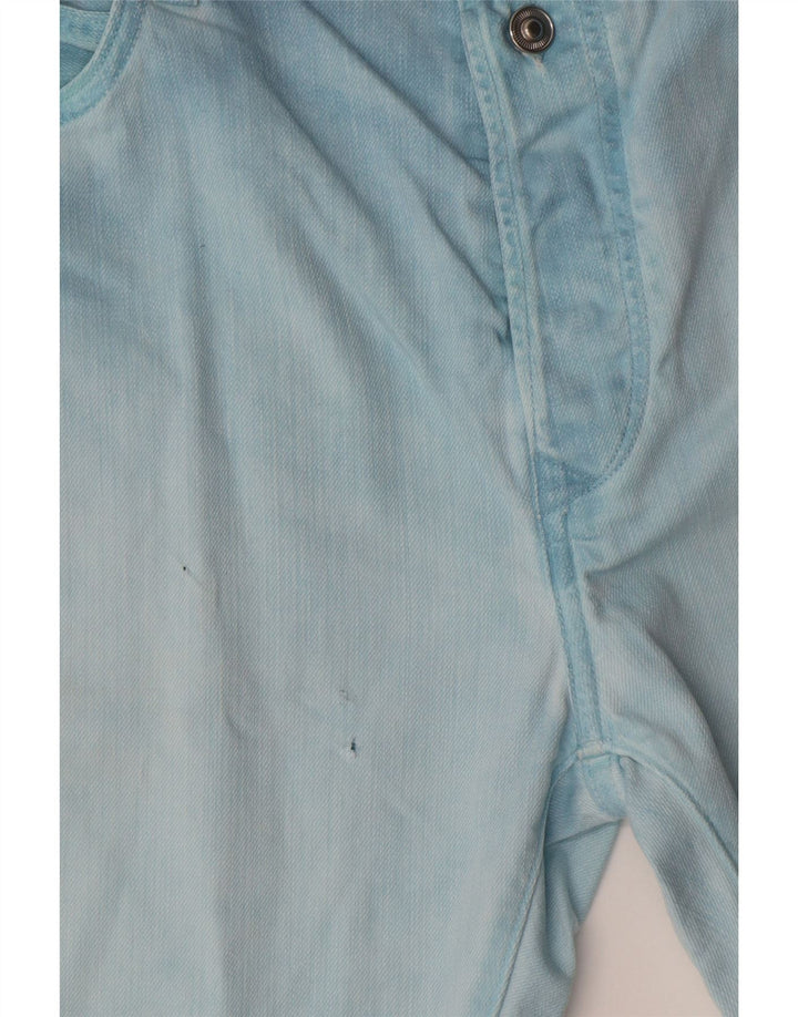 Replay Pantalones cortos de mezclilla para hombre W34 Algodón azul grande