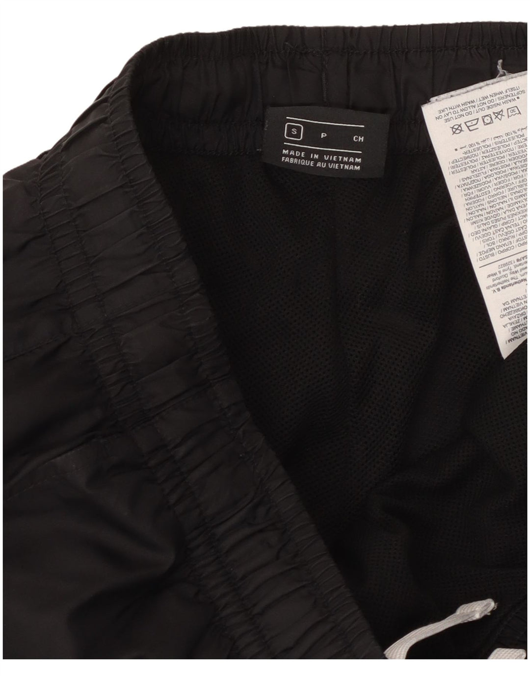 NIKE Hombre Pantalones de Chándal Joggers Small Nylon Negro