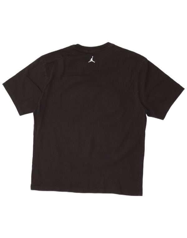 Jordan Mens Air Graphic Camiseta Top XL Algodón Negro