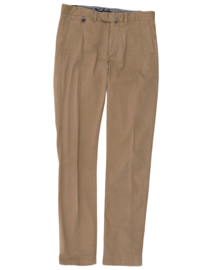 Woolrich Pantalón Chino Slim Para Hombre W30 L33 Algodón Beige