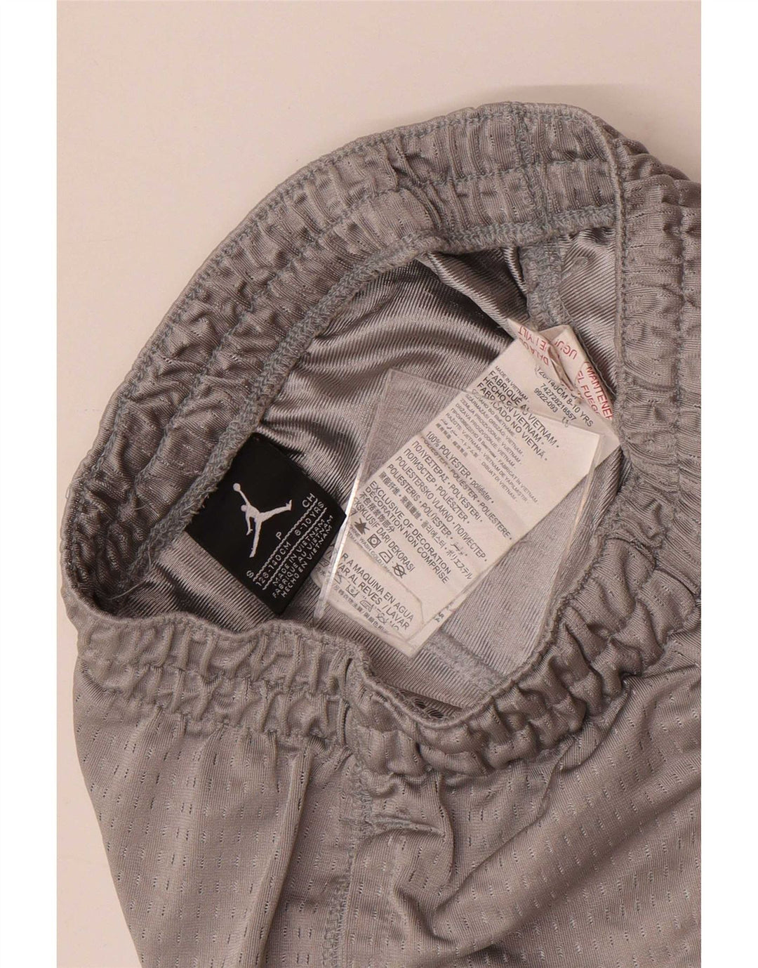 Jordan Shorts deportivos para niño 8-9 años Pequeño Gris Poliéster