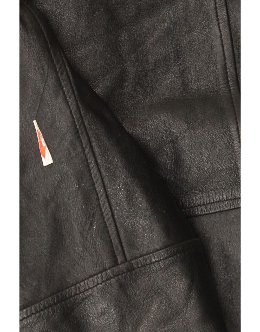Marks & Spencer Chaqueta de cuero para hombre UK 38 Medium Black Leather
