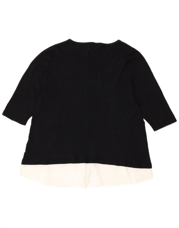 Marks & Spencer Blusa Autograph para Mujer UK 44 Medium Black Colorblock