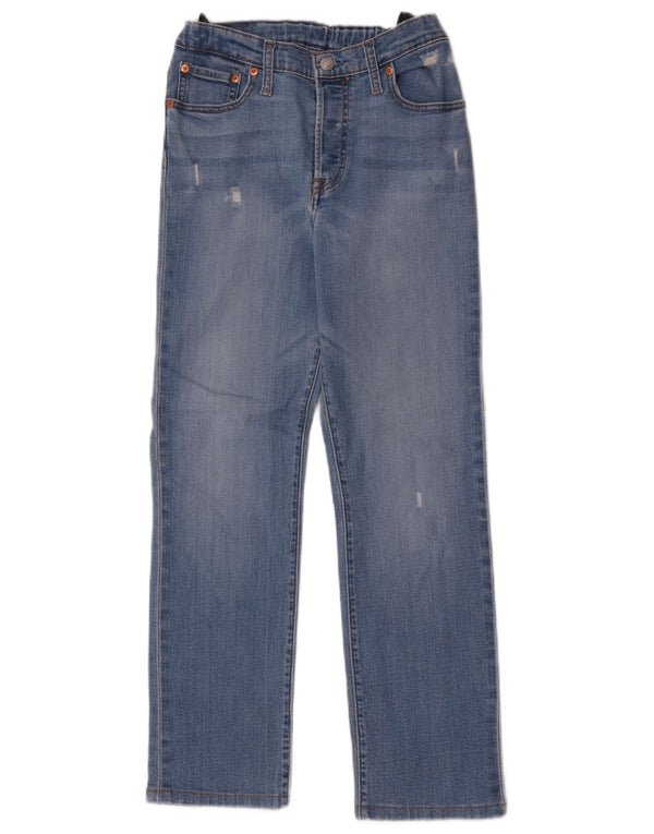 Levi's Vaqueros rectos desgastados 501 para niños 13-14 años W28 L27 Azul