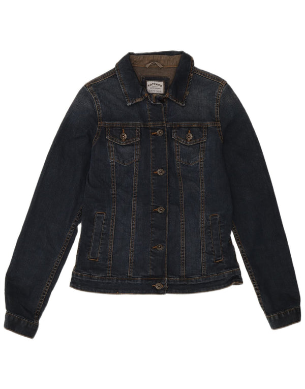 Chaqueta vaquera para mujer Fat Face UK 10 Small Azul marino Algodón