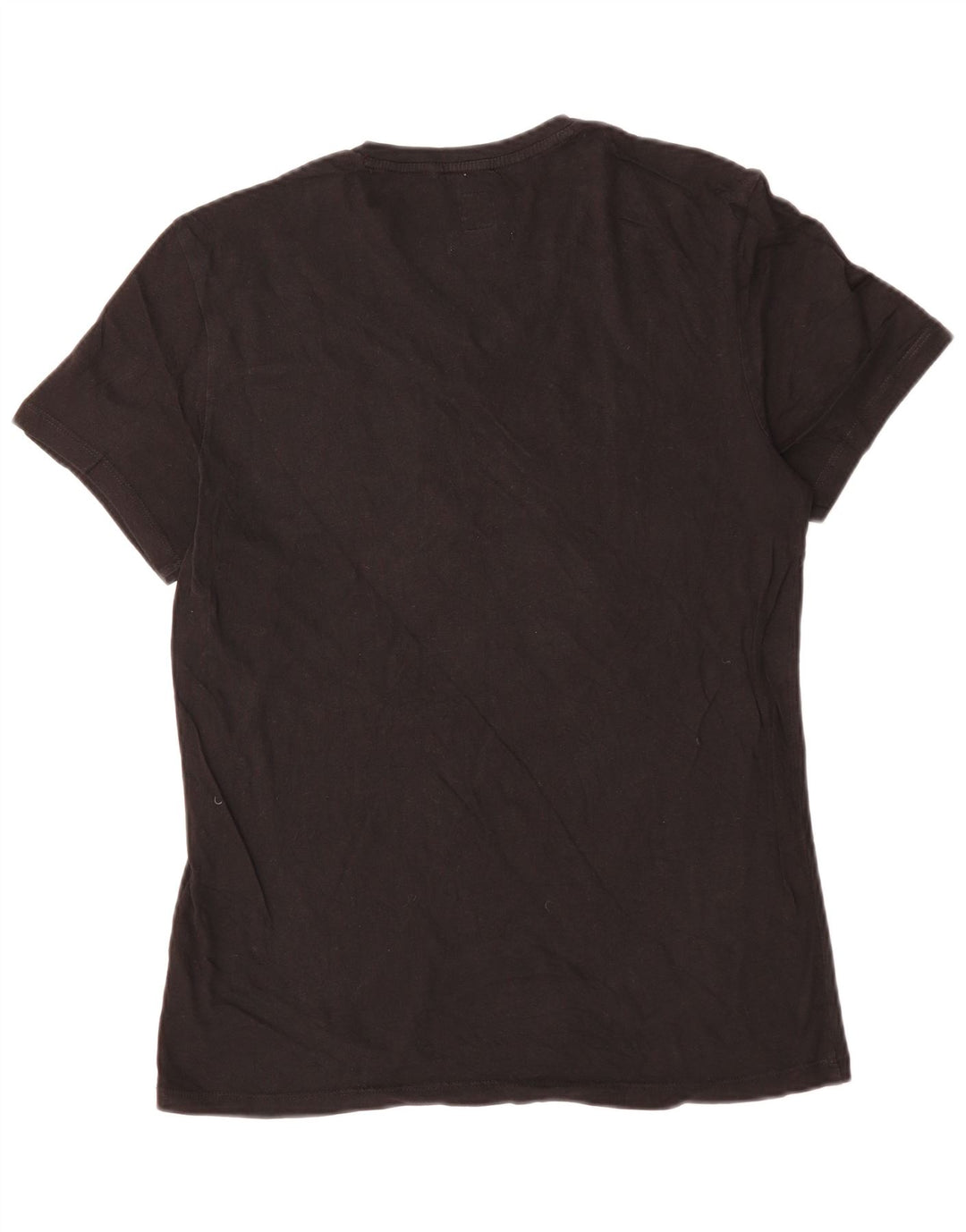 CALVIN KLEIN Camiseta ajustada con gráfico para hombre Top mediano de algodón negro