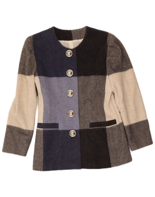 Gai Mattiolo Chaqueta Blazer para Mujer IT 46 Large Multicolor Colorblock