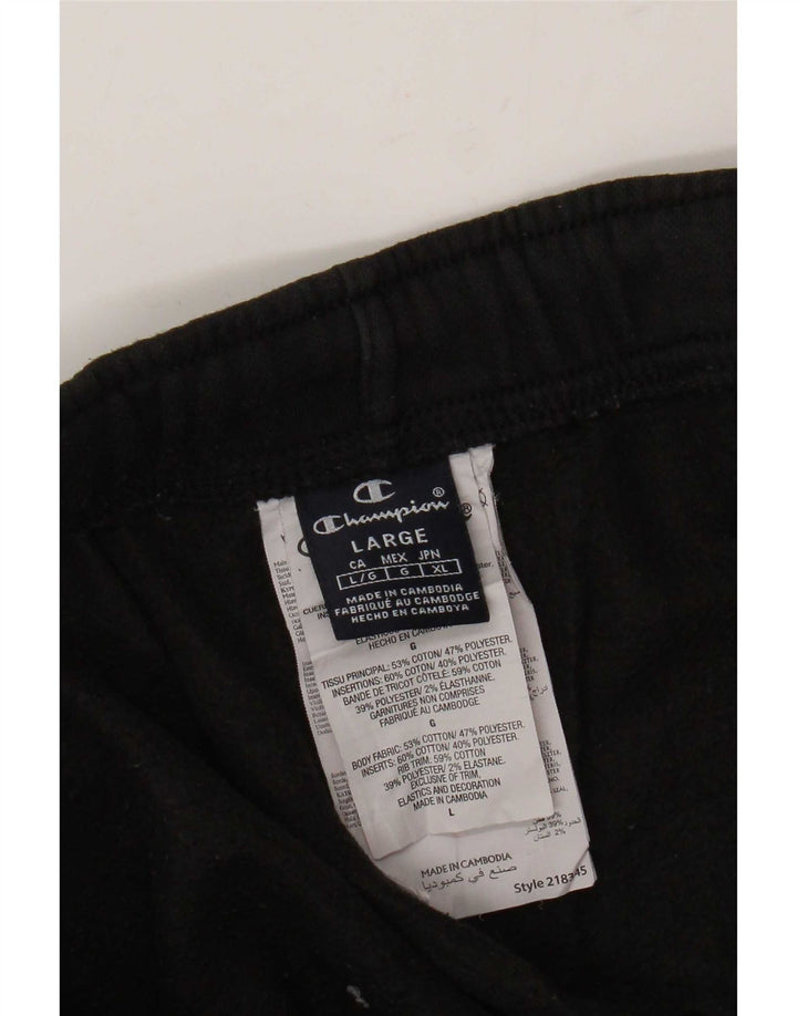 Champion Cargo Pantalones De Chándal para Hombre Joggers Large Algodón Negro