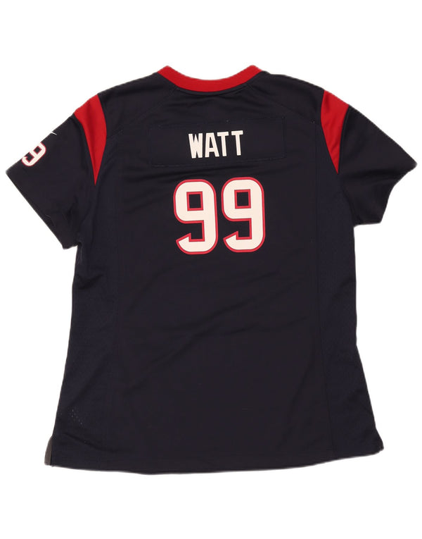 Nike Houston Texans Graphic Camiseta Top XL Azul Marino Poliéster