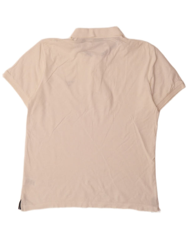 Gant Polo Hombre Grande Blanco Algodón