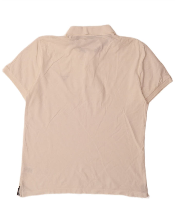 Gant Polo Hombre Grande Blanco Algodón