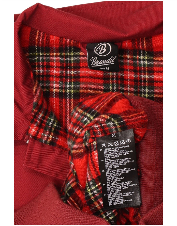 Brandit Chaqueta Bomber para Hombre UK 38 Poliéster Rojo Mediano