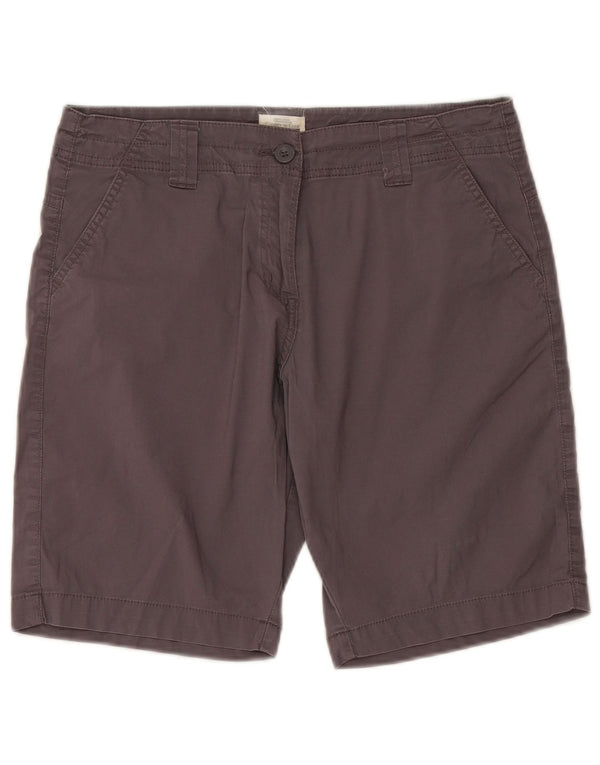 Pantalones cortos chinos para mujer Mountain Warehouse UK 12 Medium W34 Algodón gris