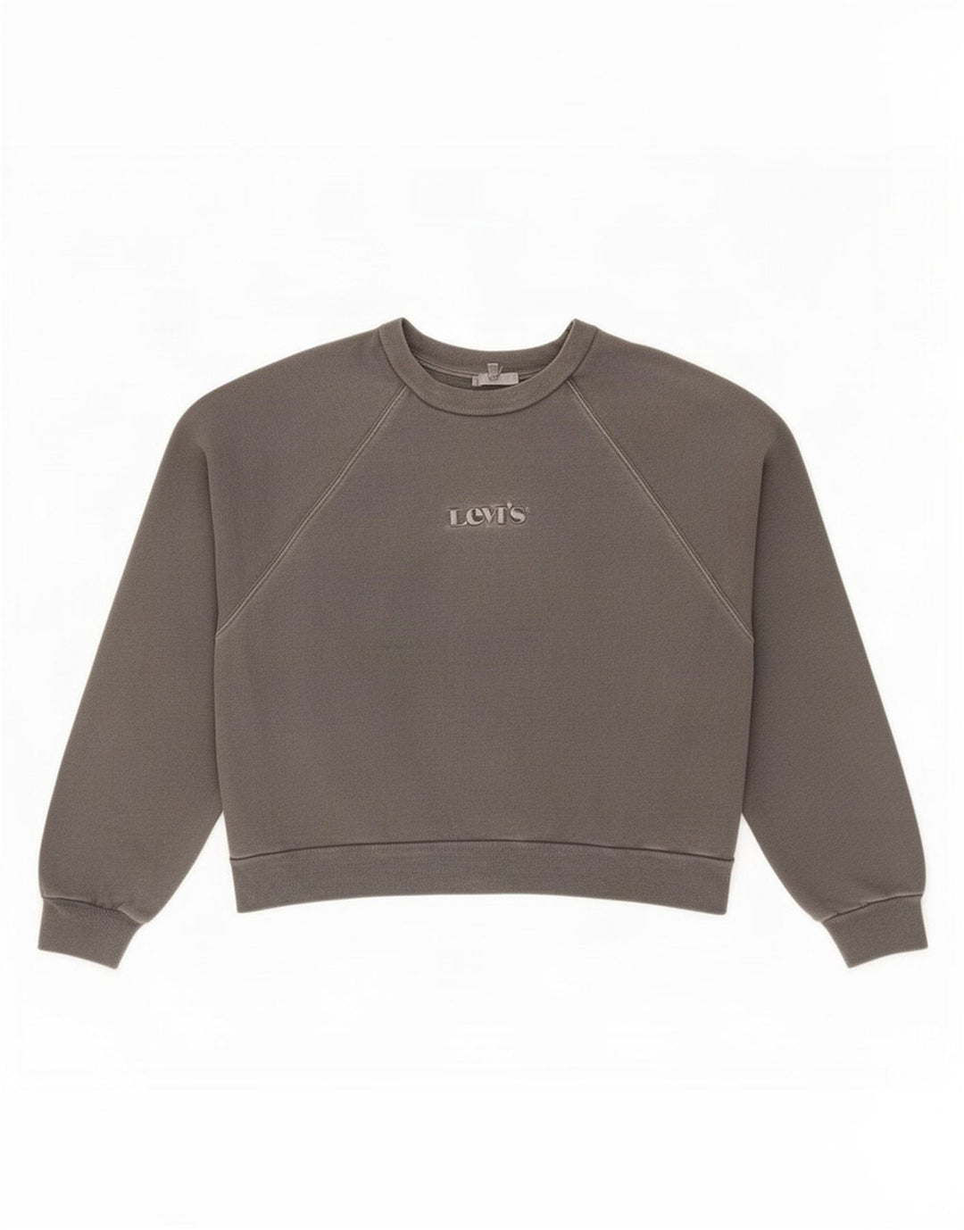 Levi's Sudadera extragrande con gráfico recortado para mujer UK 44 Gris medio