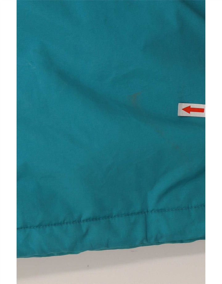 Brugi Chaqueta de esquí con capucha para hombre UK 40 Large Blue Colourblock